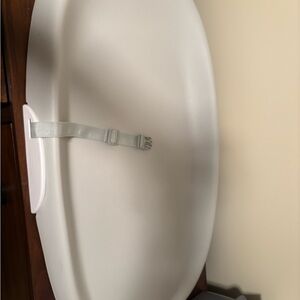 Grey Baby Changing Pad with Strap